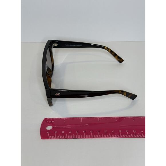 Le Specs Subdimension Sunglasses Black Tortoise Frame Gradient Lenses 1702092 - Picture 6 of 8
